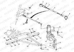 A-ARM/STRUT MOUNTING XPRESS 300 W98CA28C (4945364536B011) | A-ARM/STRUT MOUNTING XPRESS 300 W98CA28C (4945364536B011)