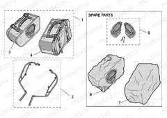 Acc.-Top/cases, side cases I