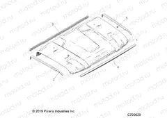 ACCESSORY | ACCESSORY, ROOF - R20RRK99A9/AA/AF/AP/AX/B9/BA/BF/BP/BX (C700629)