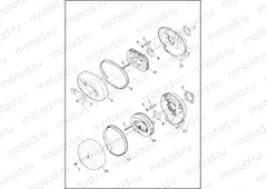 AIR CLEANER - 883L/N/R, 1200C/CA/CB/CP/V/X