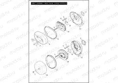 AIR CLEANER - 883L/N/R, 1200C/CP/N/V/X