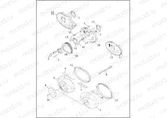 AIR CLEANER AND ENRICHENER - CARBURETED MODELS