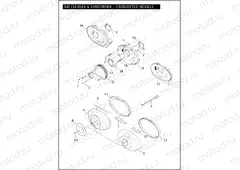 AIR CLEANER AND ENRICHENER - CARBURETED MODELS