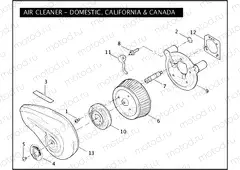 AIR CLEANER - DOMESTIC, CALIFORNIA, & CANADA
