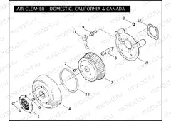 AIR CLEANER - DOMESTIC, CALIFORNIA, & CANADA