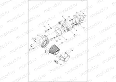 AIR CLEANER - FXLRS, FXLRST, FXBR