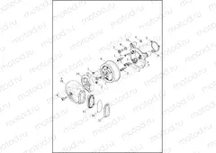 AIR CLEANER - TWIN CAM 110⢠- FLSS