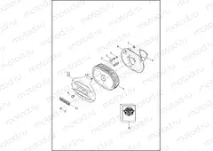 AIR CLEANER - TWIN CAM 110⢠- FLSTFBS
