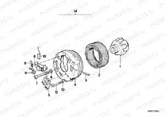 Alternator, individual parts