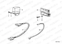 Alternator regulator, diode assy