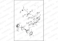 AUXILIARY/FOG LAMPS AND TURN SIGNALS, FRONT - FLDE