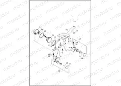AUXILIARY/FOG LAMPS AND TURN SIGNALS, FRONT - FLHC, FLHCS