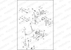 AUXILIARY/FOG LAMPS & TURN SIGNALS, FRONT - FLSTC & FLSTN (1 OF 2)
