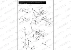 AUXILIARY/FOG LAMPS & TURN SIGNALS, FRONT - FLSTC & FLSTN (2 OF 2)