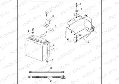 BATTERY & BATTERY TRAY