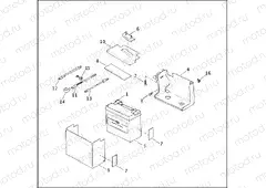 BATTERY TRAY & BATTERY