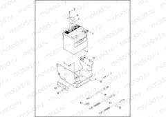 BATTERY, TRAY & CABLES