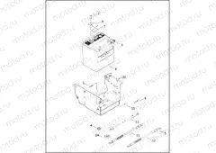 BATTERY, TRAY & CABLES
