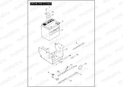 BATTERY, TRAY, & CABLES