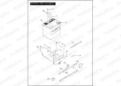BATTERY, TRAY, & CABLES