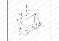 BATTERY TRAY - FLHTP
