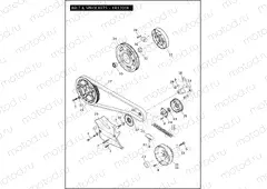 BELT & SPROCKETS - XR1200X