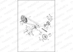 BELT & SPROCKETS - XR1200X