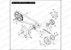 BELTS & SPROCKETS - XR1200