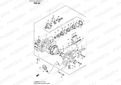 BEVEL GEAR (FRONT) (LT-A400FZL3 P17)