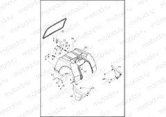 BODY ASSEMBLY AND SIDE COVERS - FLHTCUTG
