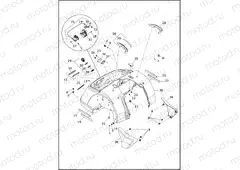 BODY ASSEMBLY AND SIDE COVERS - FLRT (1 OF 2)