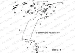 BODY | BODY, ASM WATER BOTTLE PUMP AND WIPER KIT - R19RRU99/A/B (C700124-1)