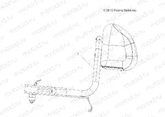 BODY | BODY, BACKREST - A13MN50ET/EX (49ATVSEATBACK11SP500TR)