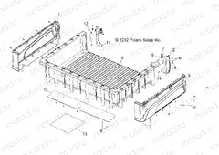 BODY | BODY, BOX ASM. - R13WH76AG/AR/EAH/EAI (49RGRBOX13CREW)