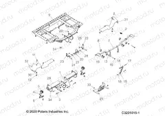 BODY | BODY, BOX, REAR FRAME AND PIVOT - A23SWE57F1/S57C1/C2 (C0201015-1)