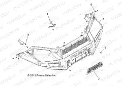 BODY | BODY, BUMPER - R151DPD1AA/2D (49BRUTUSBUMPER13D)