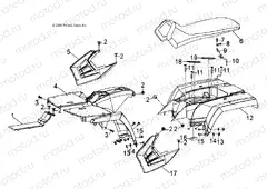 BODY | BODY, CAB and SEAT - A13FA09AA (49ATVCAB07SPRT90)