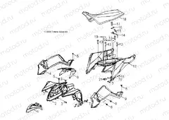BODY | BODY, CAB and SEAT - A13KA09AD/AF (49ATVCAB07OTLW90)