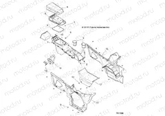 BODY | BODY, CENTER CONSOLE, FRONT - G20G4P99AX/LX (701398)