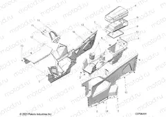 BODY | BODY, CENTER CONSOLE, FRONT - G23GMK99A/99B (C0706251)