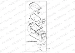 BODY | BODY, CENTER CONSOLE - R15RUA87/E87/YAA/ZAC ALL OPTIONS (49RGRCONSOLE14CREW)