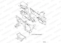 BODY | BODY, CENTER CONSOLE - R16RGE99A7/AE/AV (700796)