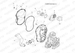 BODY | BODY, CLUTCH COVER - A10ZX55AL/AT/AX (49ATVCLUTCHCVR10SPXP550)