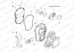 BODY | BODY, CLUTCH COVER - A13DN8EFW (49ATVCLUTCHCVR11SPTRGEPS)