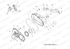 BODY | BODY, CLUTCH COVER - A13EA32AA (49ATVCLUTCHCVR10TBLZR)