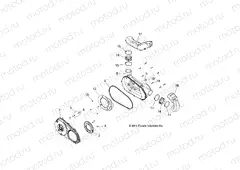 BODY | BODY, CLUTCH COVER - A15SAA32EH (49ATVCLUTCHCVR15SPETX)