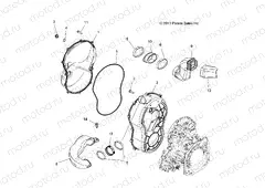 BODY | BODY, CLUTCH COVER - A15SVE95FW (49ATVCLUTCHCVR14SCRAM)