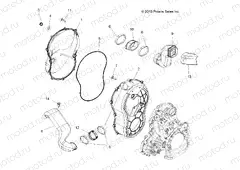 BODY | BODY, CLUTCH COVER - A15SXE85FI (49ATVCLUTCHCVR11SPEPS550)