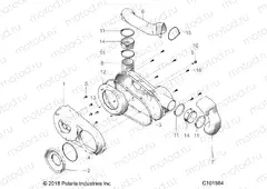 BODY | BODY, CLUTCH COVER - A23SDE57P4 (C101584)