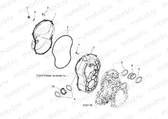 BODY | BODY, CLUTCH COVER AND BOOTS - A16SXM95AL